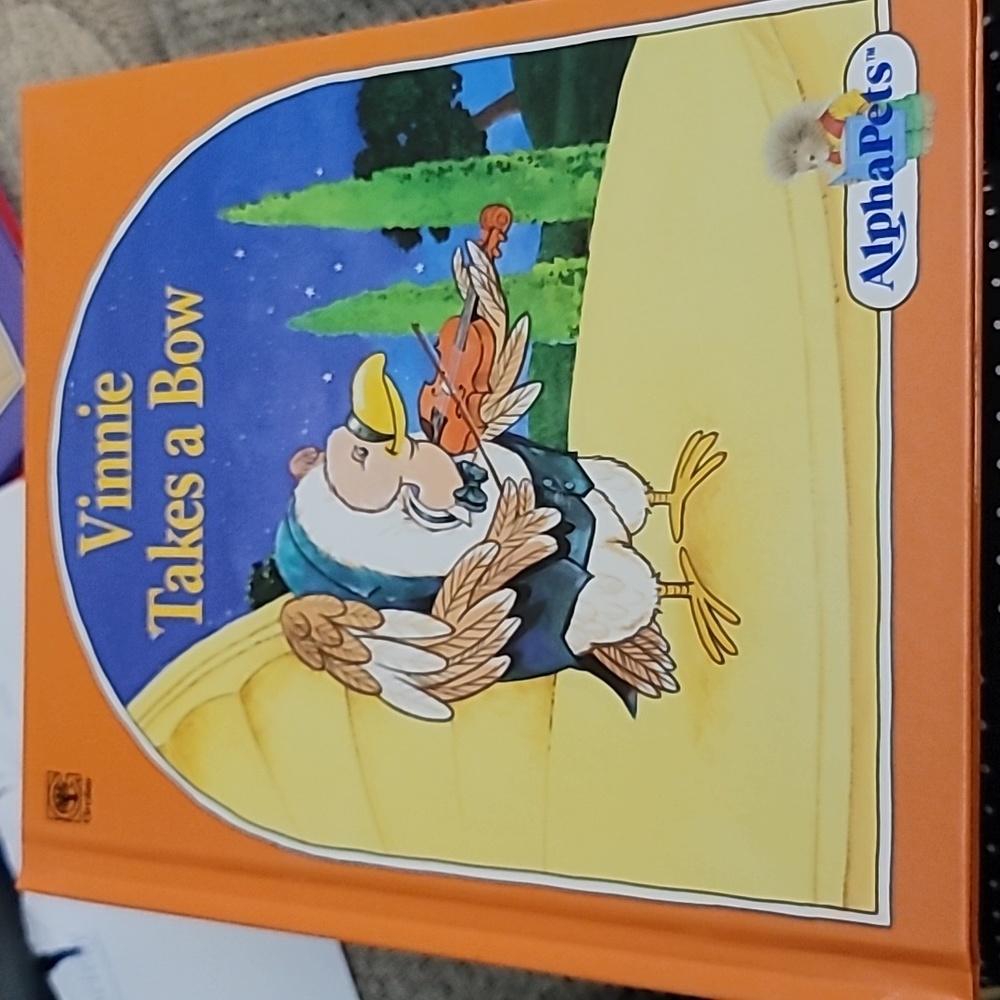 Vinnie Takes A Bow Hardcover Book from AlphaPets Series
